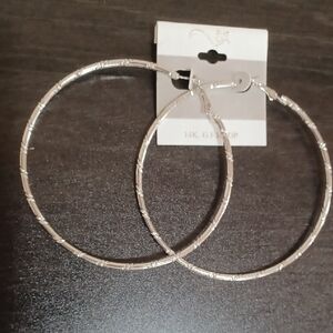 Elegant Silver Hoop Earrings